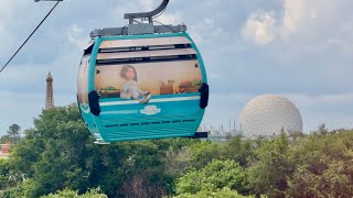 Disney Skyliner 2026 Ride POV to EPCOT from Disney's Hollywood Studios in 4K | Walt Disney World