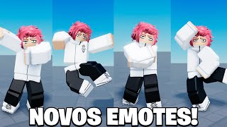CHEGOU OS EMOTES PERSONALIZADO NO ROBLOX 😮
