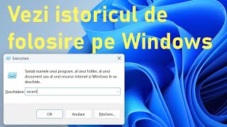 Cum vedem istoricul de folosire Windows