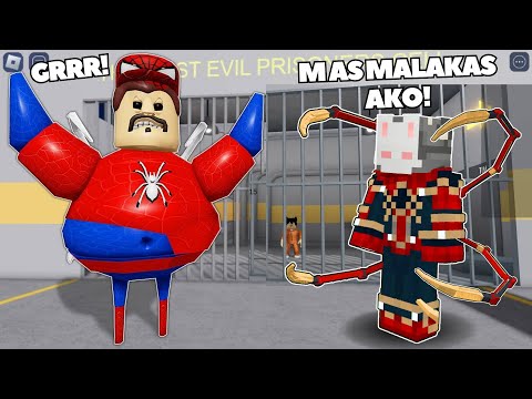 SPIDERMAN BARRY Sinaputan At Hinabol Ako Sa ROBLOX