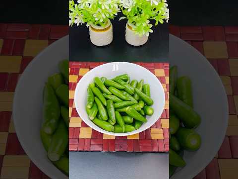 Easy and tasty spicy green chilli recipe | Best recipe 2026