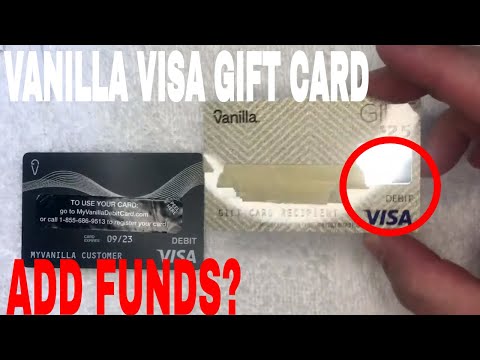 ✅ Can You Add Money To Vanilla Visa Debit Gift Card? 🔴