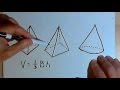 Volume and Area of Cones and Pyramids