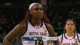 Fairleigh Dickinson vs #15 Notre Dame College Basketball Highlights Full Game 2025