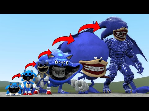 NEW EVOLUTION NIGHTMARE SONIC TAPES 3D in Garry's Mod!!!