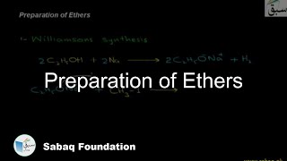 Preparation of Ethers
