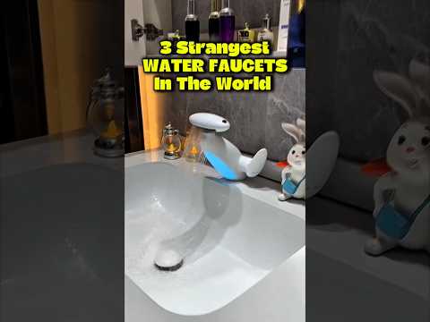3 strangest water faucets in the world‼️