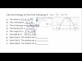 Graphing and Analyzing Quadratic Functions