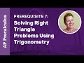 Trigonometric Functions in Right Triangles