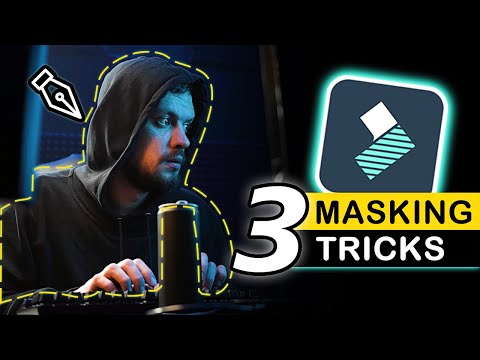 3 Tricks using MASKS in Filmora 11 Tutorial