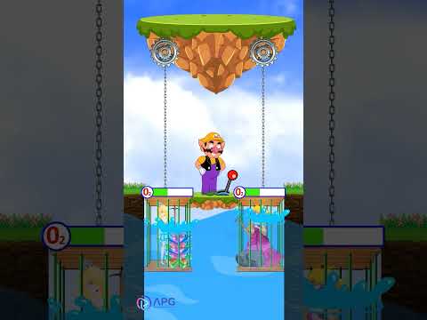 Princess Peach vs Rosalina, Who will the Mermaid Help ❓ ♥️ #shorts #mario #story