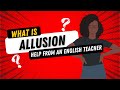 Analyzing Allusions in English Literature
