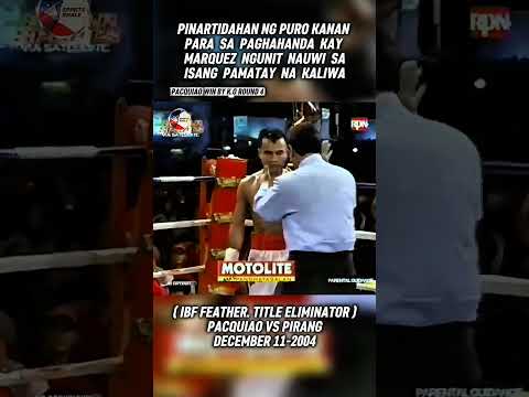 MANNY PACQUIAO BAGSAK ANG KALABAN SA BILIS AT LAKAS NG SUNTOK | Manny Pacquiao highlights