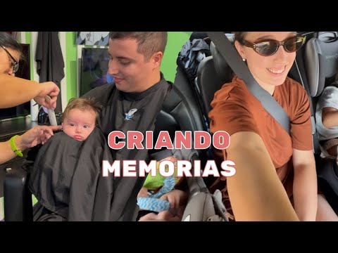 PRIMEIRO CORTE DE CABELO E VIAGEM DE CARRO COM AS CRIANÇAS