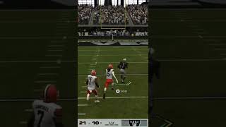 Tre Tucker Td catch #gaming #ps5 #nfl #madden26 #raiders #browns