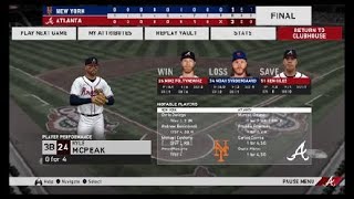 MLB® The Show™ 2021 Atlanta Braves vs New York Mets game 2