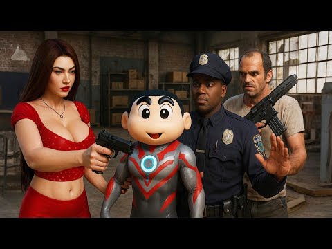Shinchan Girlfriend Kidnapped Michael and Trevor in GTA5 | Na GTA Gamer
