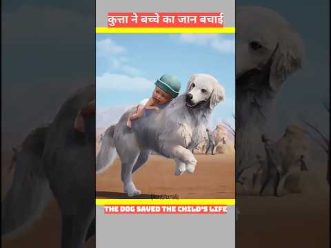 कुत्ता ने छोटे बच्चे का जान बचाई || The dog saved the child's life #facts #ytshorts #dog #story