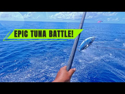 We battled MASSIVE skipjack tuna off Maldives—watch the full fight!