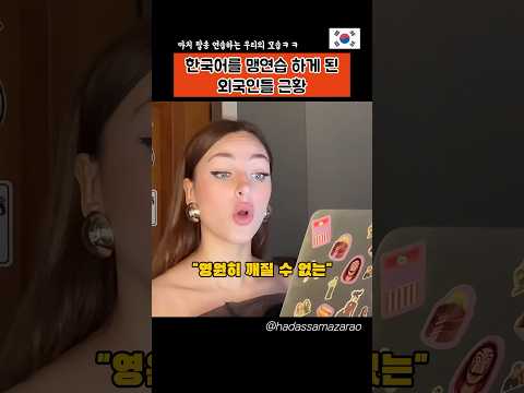 한국어 맹연습 하게 된 외국인들 근황