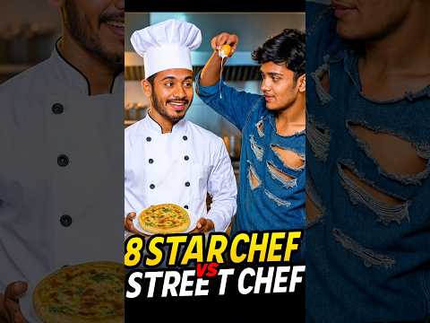 কে হবে মোঘলাই মাস্টার?🥳😱8 star chief vs footpath chief #cookingchallenge #minivlog #vlog #shorts