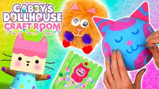45 Minutes of Gabby Themed Crafts 😻 DIY Marathon with Baby Box! | GABBY'S DOLLHOUSE CRAFTROOM