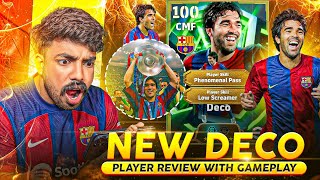 105 DECO PLAYER REVIEW 🤯🔥 || BEST MIDFIELDER IN THE GAME 🤔 || ചെക്കൻ അടിച്ചുപൊളിക്കുന്നു 💥.