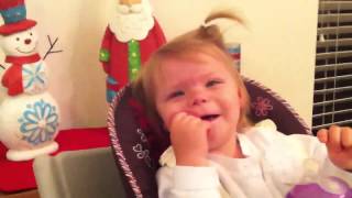 Twins laughing