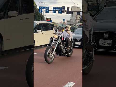 東京の若者Chopper Life❤️🔥🏍️#chopper #bikeride