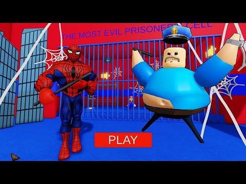 SPIDER-MAN BARRY'S PRISON RUN! (obby) SPIDER-MAN Escape From the Prison