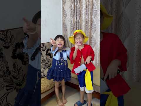 小路飞和妹妹又开始整路飞爸了 #海贼王 #funny #comedy #路飞