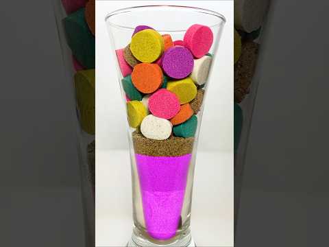 Very Satisfying and Relaxing, Kinetic Sand ASMR, Drop and squish