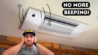 How To Stop Your MrCool Ceiling Cassette From Beeping!