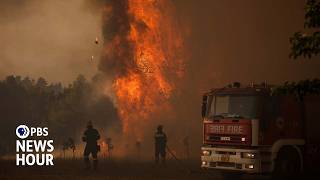 YouTube video thumbnail: Greece Deploys Satellite Detection System to Combat Deadly Wildfires