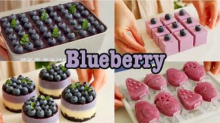🫐[cooking] How to make desserts, ice cream, and jelly with blueberries