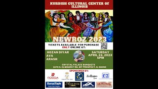 Kurdish Cultural Center of Illinois (KCCI) Newroz Celebration 2023. Diyar, Arash, Ava #Newroz #Kurd