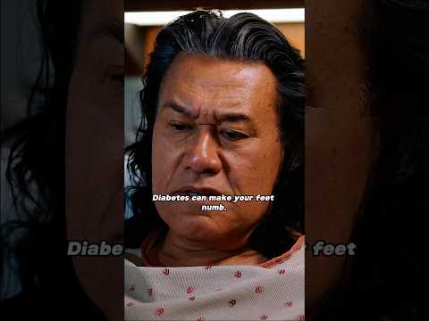 He has diabetes and he doesn't feel the pain in his feet.#clips #tvshow #highlights