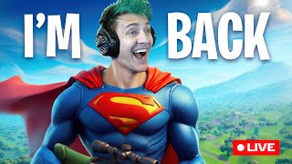 🔴 I'm BACK, Fortnite All Day