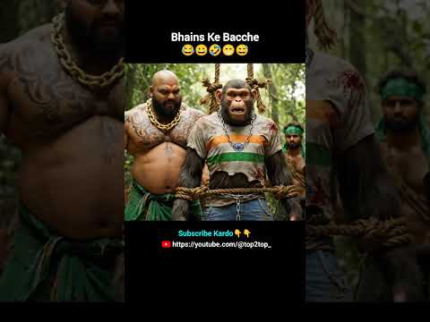 Lungi me ghusa ke fek dunga🤣 #aimonkey #monkey #lafda #gorilla #funny #aivlog #shorts #indvspak