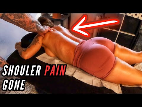 ASMR PERSONAL TRAINER LOWER BACK AND SHOULDER PAIN GONE