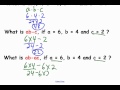 Evaluating Expressions through Substitution Techniques