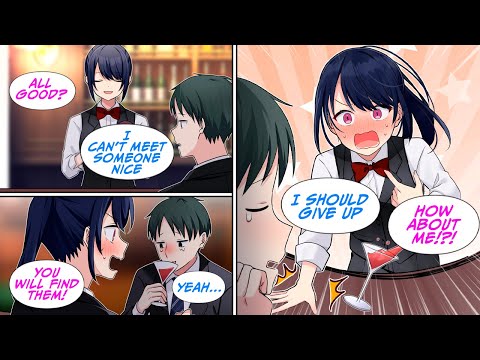 ［Manga dub］I started going to a bar to meet people, but when I said that I was going to stop［RomCom］