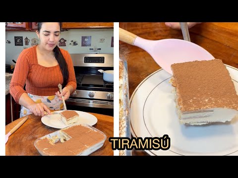 Cómo hacer TIRAMISÚ fácil y rápido mi postre favorito