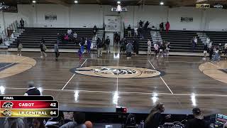 2025 Varsity Basketball - Cabot Panthers at LR Central Tigers