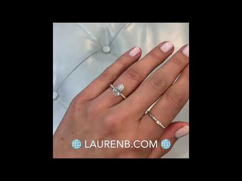 1.73 ct Pear Shape Diamond Two-Tone Ring