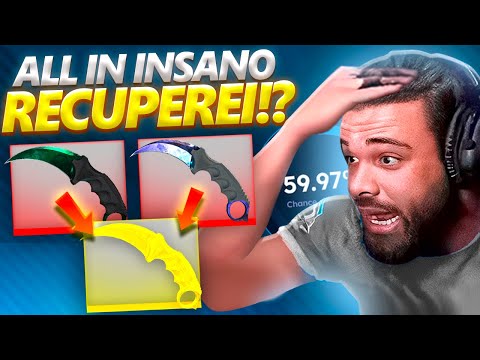Tem que ter coragem… Depois de QUASE PERDER TUDO, dei uma AULA no UPGRADE do CSGOSKINS