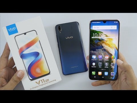 (ENGLISH) Vivo V11 Pro with In display Fingerprint Unboxing & Overview