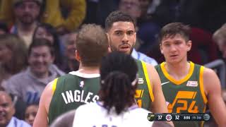 Georges Niang blocks Patrick Beverly at Clippers