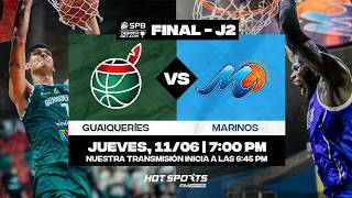 Guaiqueries de Margarita vs Marinos de Anzoategui | FINAL SPB 2026 J2 (12/6/2026)