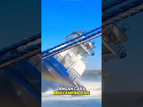Takut Kapal Terbalik? Begini Cara Kerja Peluncuran Samping yang Jarang Diketahui #tekhnologi #kapal